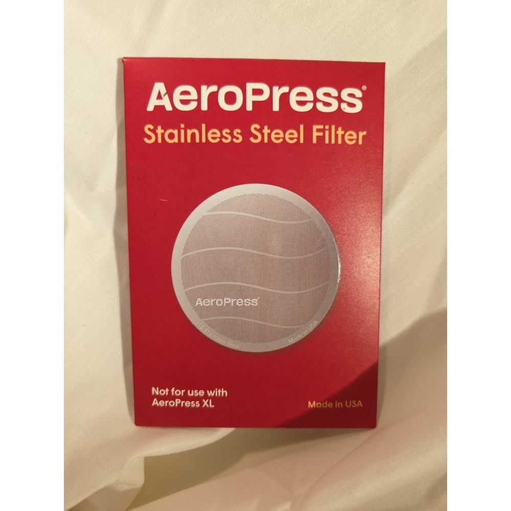 Aeropress Stainless Steel Filter - Not 4 Use With XL - 15 Avail,  Priced For ONE